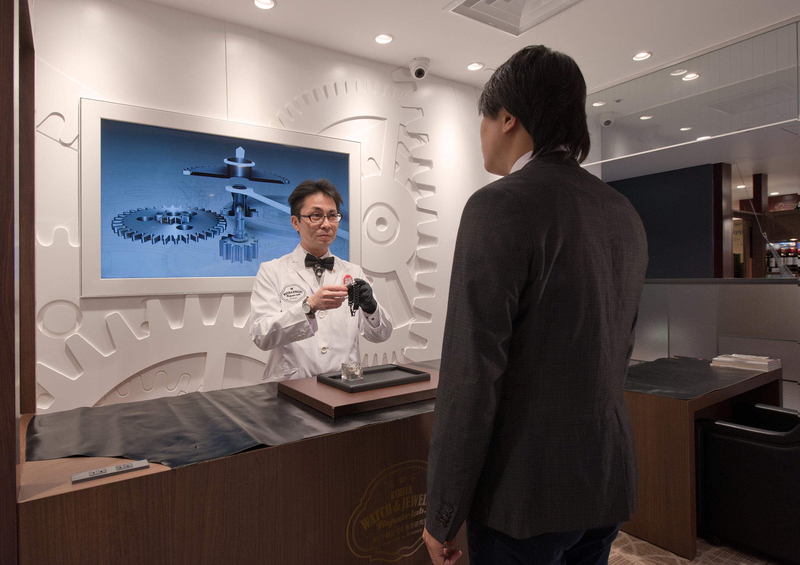 受付カウンター