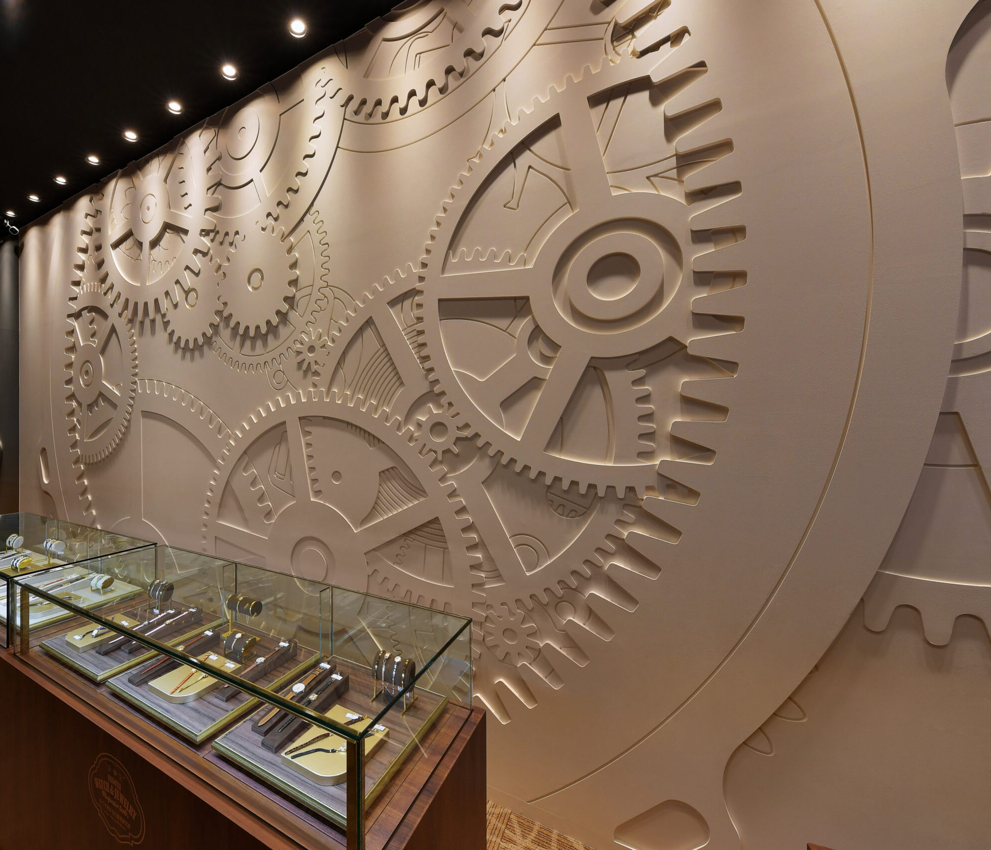 壁面とヴィンテージ･ウォッチ